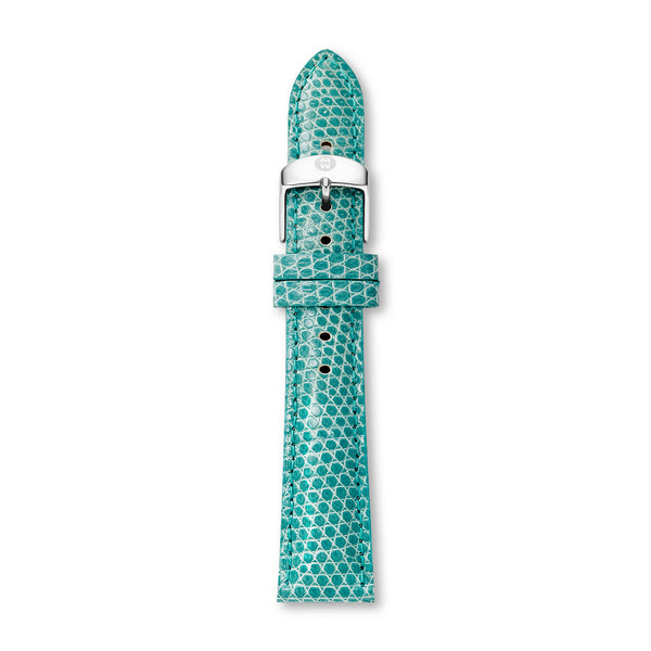 18mm Teal Green Lizard Strap