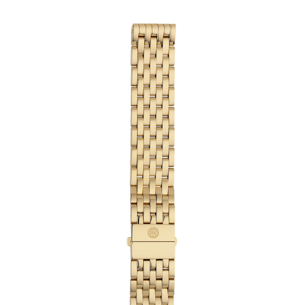 18mm Deco 7- Link Gold Bracelet