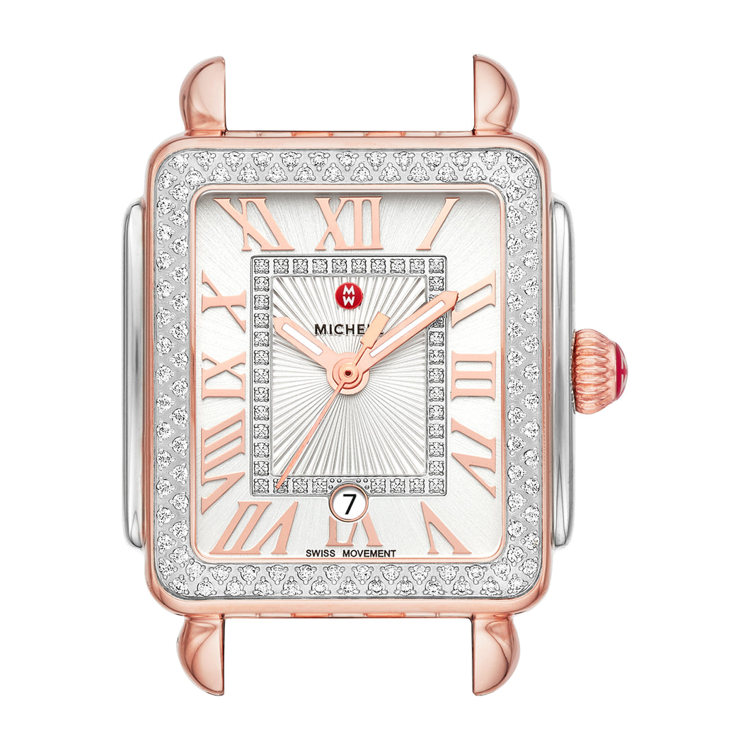 Deco Madison Mid Two-Tone Pink Gold Diamond