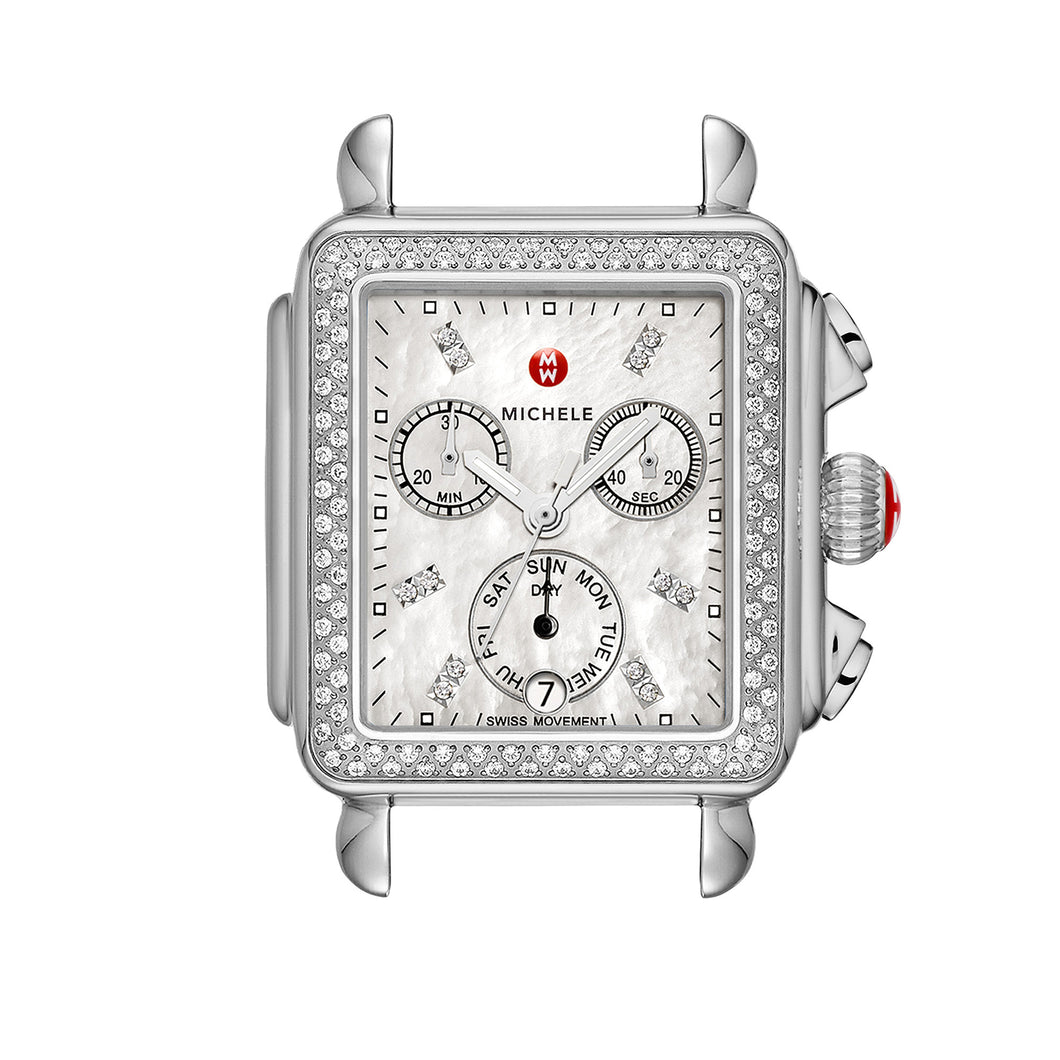 Deco Day Diamond Dial Watch Head