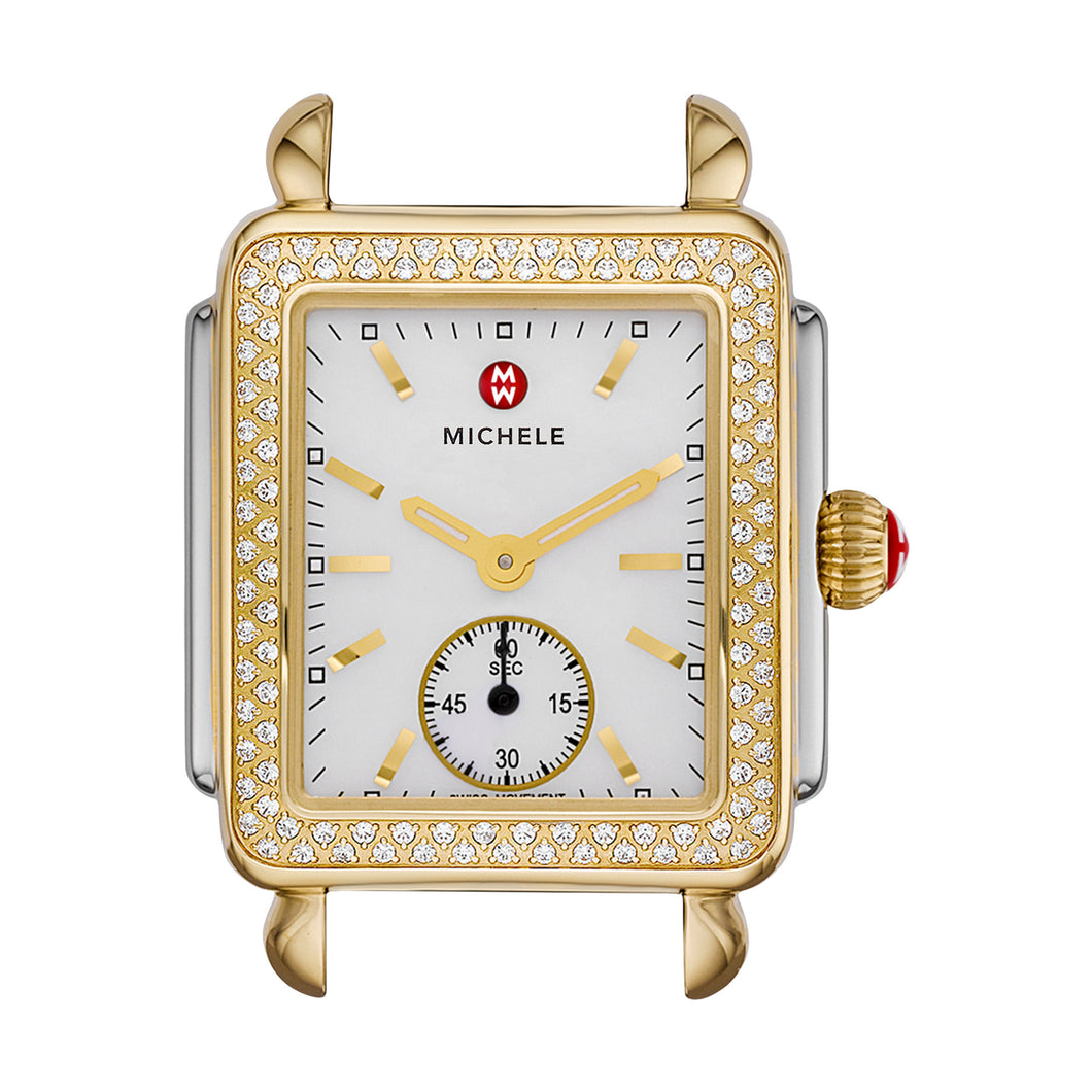 Deco Diamond Two Tone Watch Head
