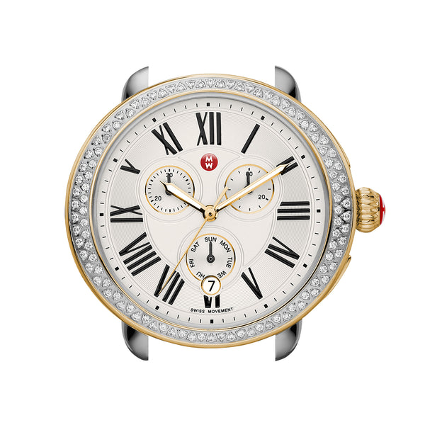 Serein Diamond Two-Tone Gold Watch Head