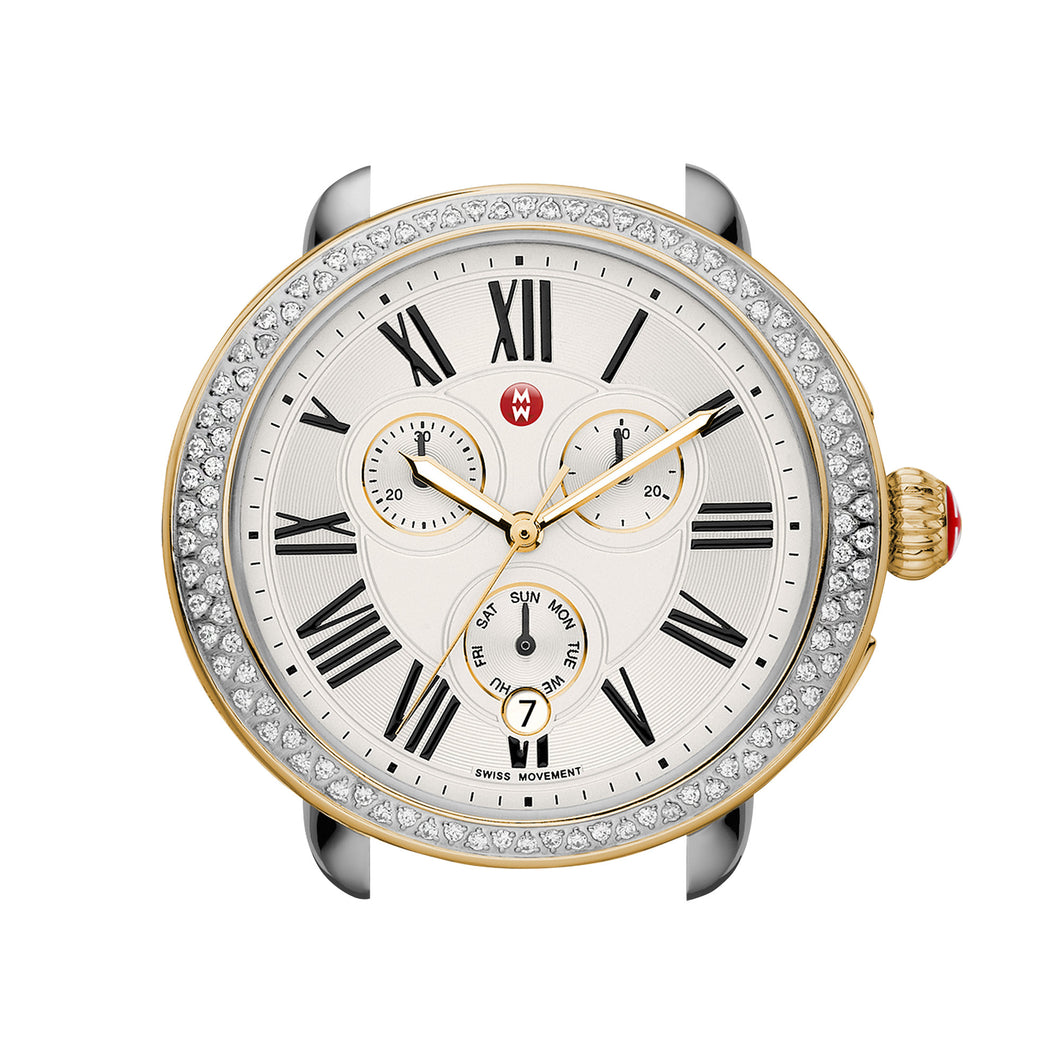 Serein Diamond Two-Tone Gold Watch Head