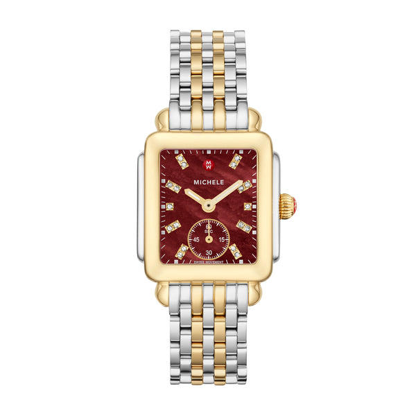 Deco Mid Two-Tone Diamond Dial Watch