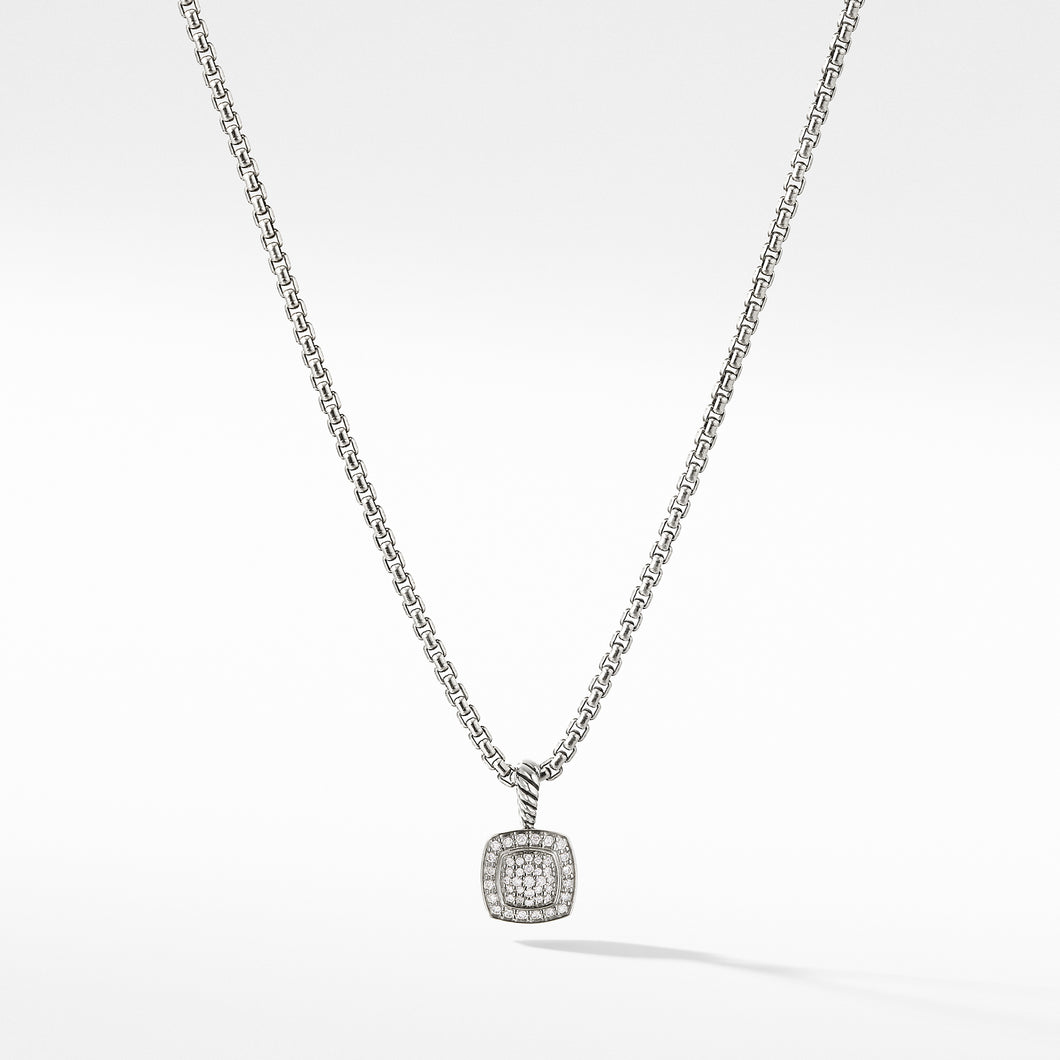 Petite Albion Pendant with Diamonds on Chain