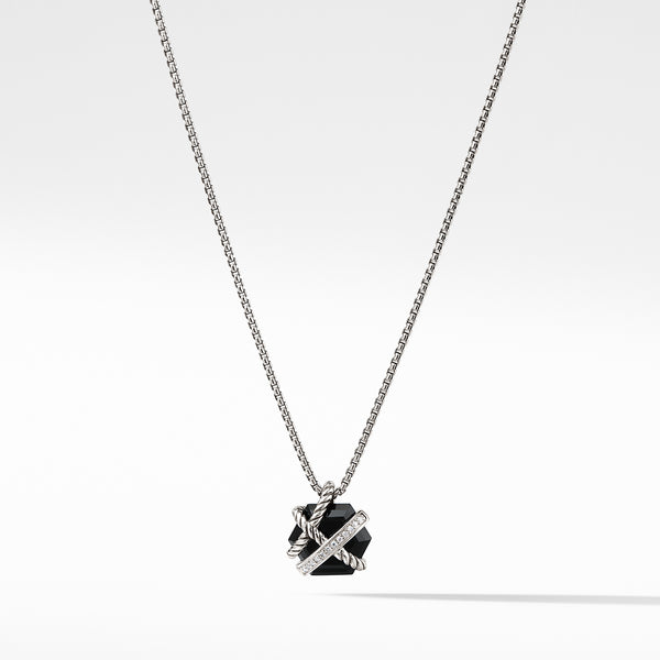 Necklace with Black Onyx and Diamonds