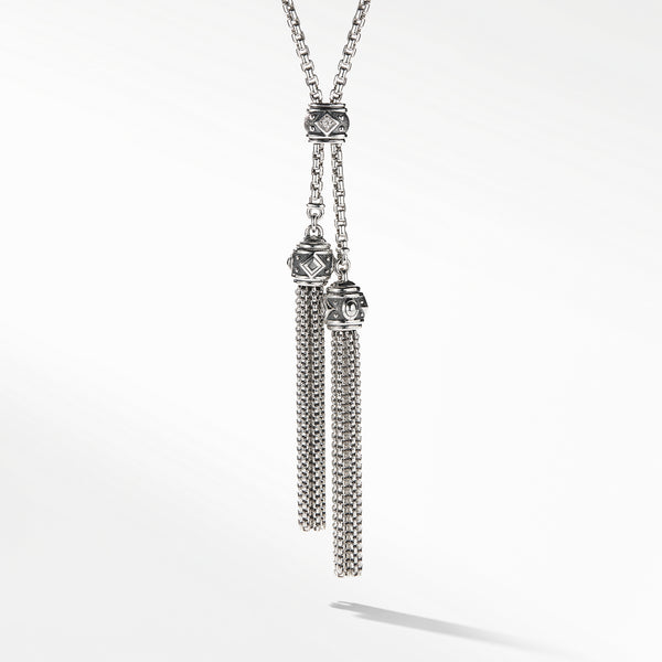 Renaissance Necklace with Diamonds in Silver