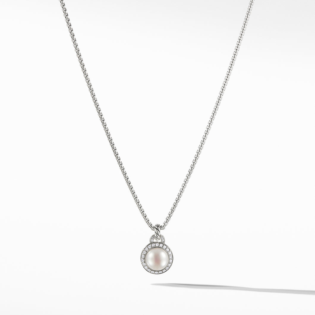 Pearl Necklace with Diamonds