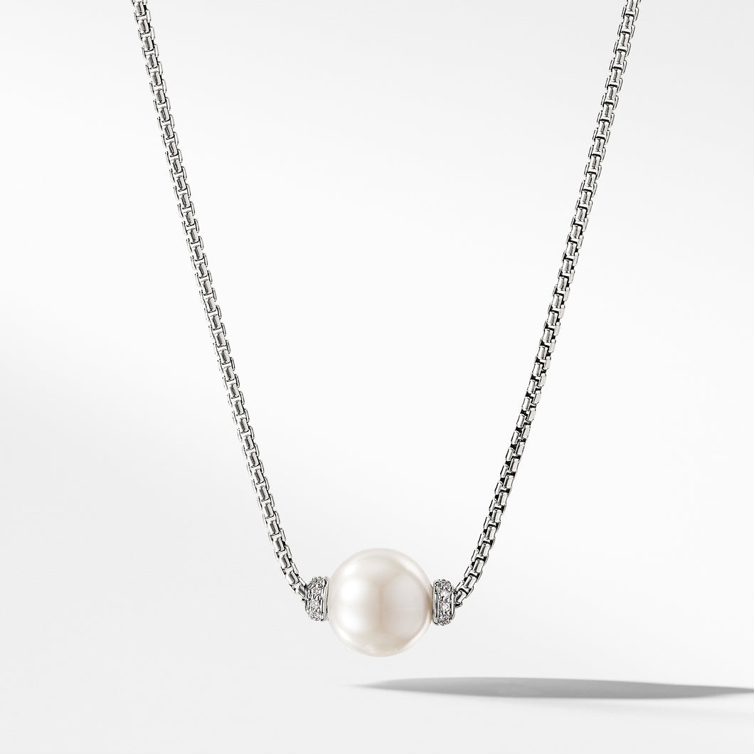 Solari Pendant Necklace with Diamonds