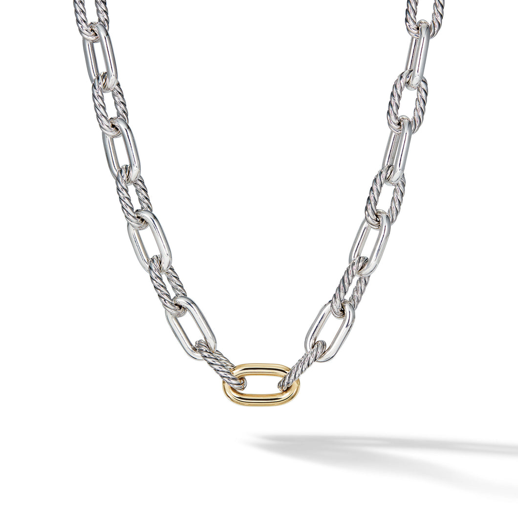 DY Madison Large Necklace with 18K Gold, 13.5mm