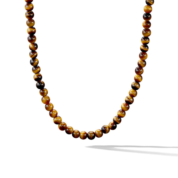 Spiritual Bead Necklace with Tiger's Eye