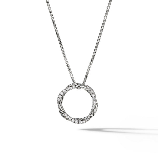 Petite Infinity Pendant Necklace with Pave© Diamonds