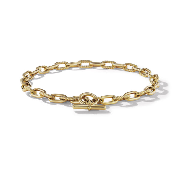 DY Madison Toggle Chain Necklace in 18K Yellow Gold