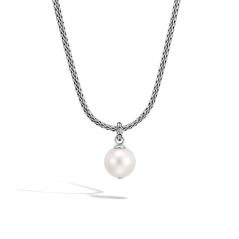 Classic Chain Pendant Necklace with Freshwater Pearl