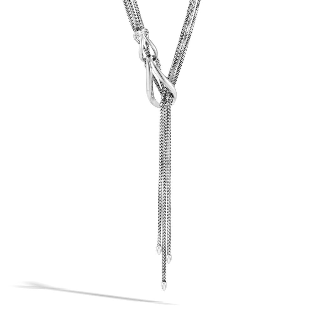 Asli Classic Chain Link Lariat Necklace