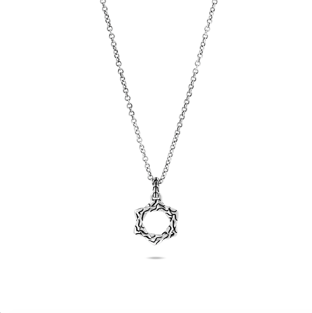 Chain Star of David Pandent Necklace