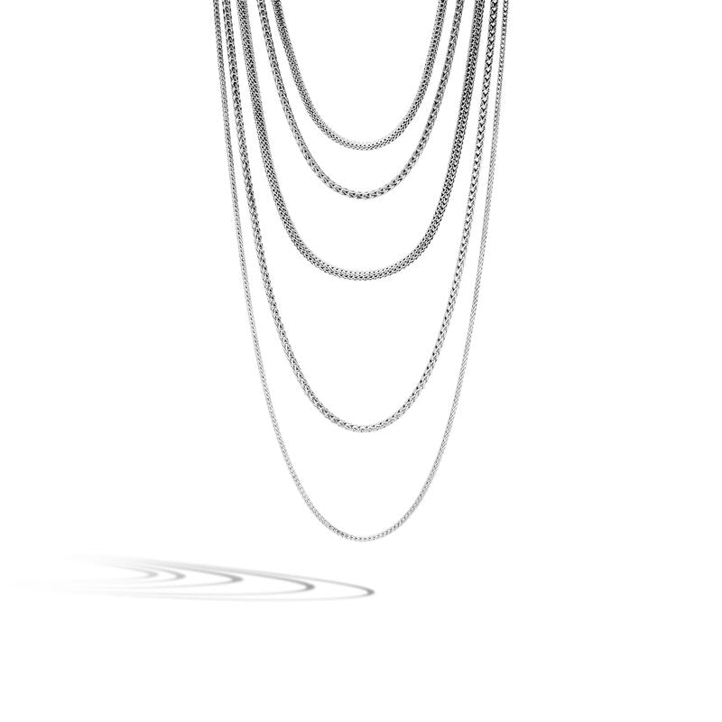 Classic Chain Five Row Necklace