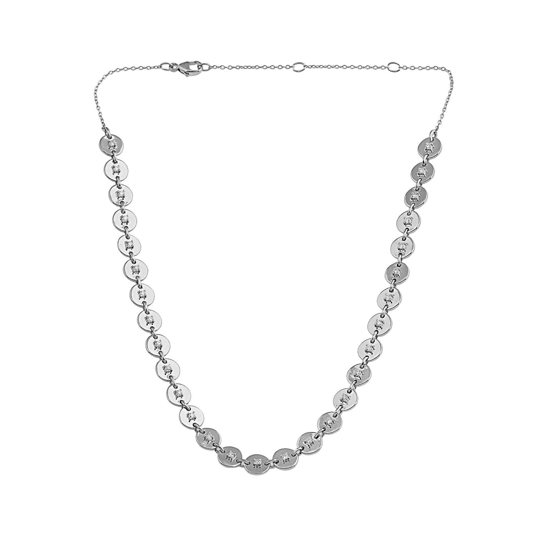 Phoenix Lab-Grown Diamond Choker - Sterling Silver (.69 ct. tw.)