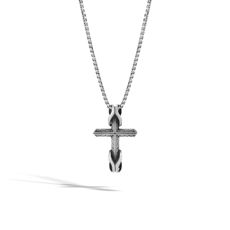 Asli Classic Chain Link Cross Pendant Necklace