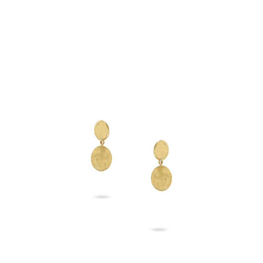 18K Yellow Gold Drop Earrings