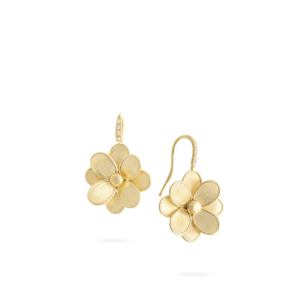 Petali French Hook Flower Earrings