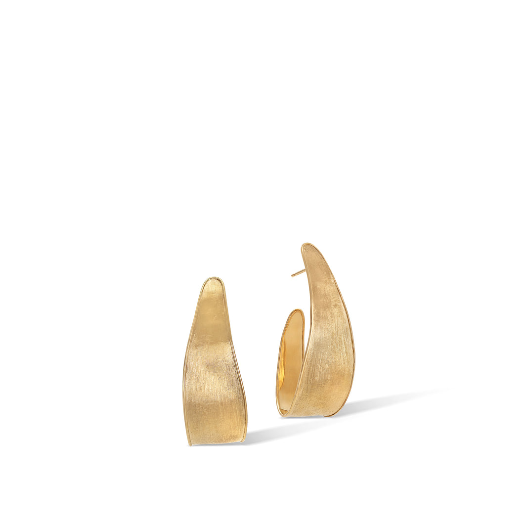 Lunaria Collection 18K Yellow Gold Small Hoop Earrings