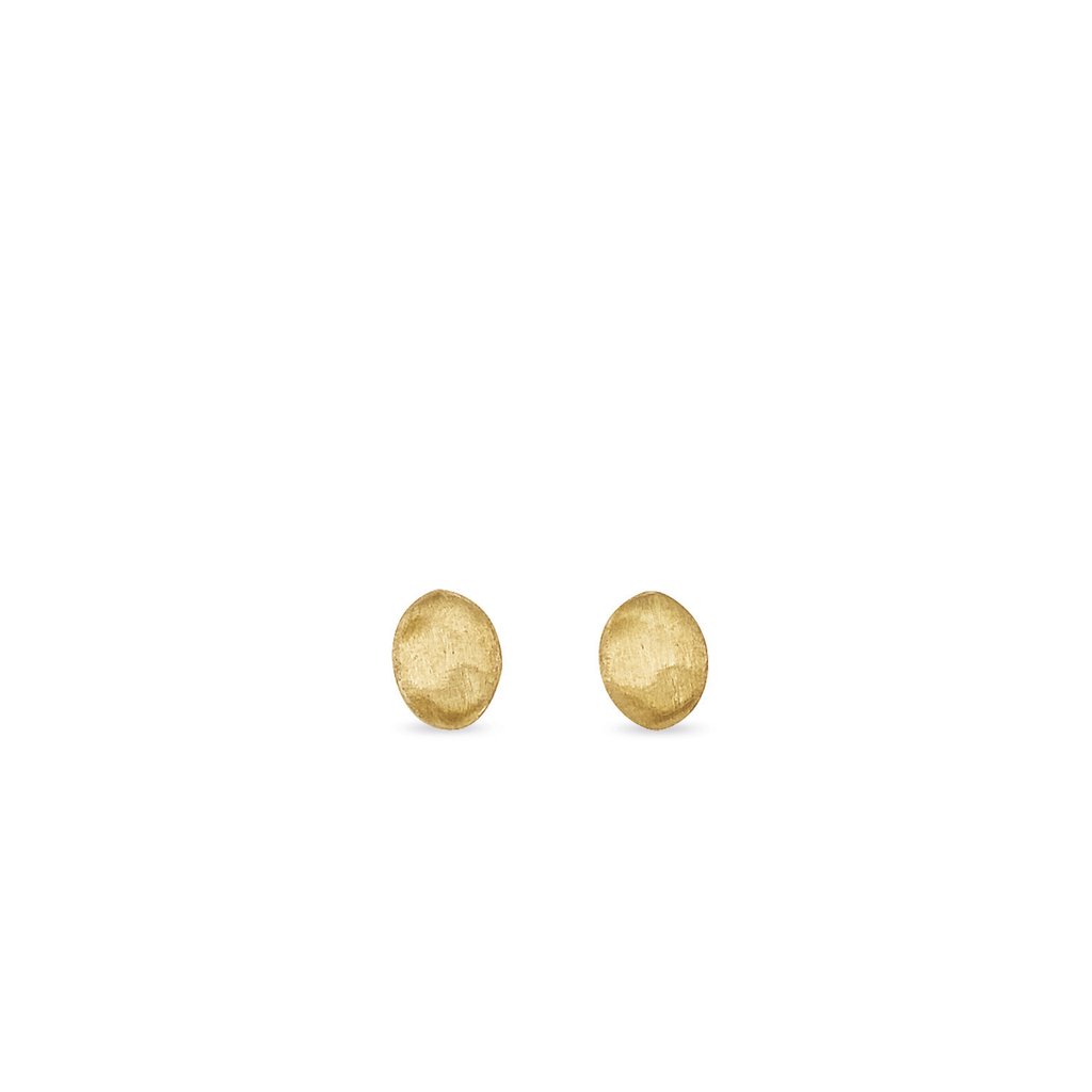 18K Yellow Gold Stud Earrings