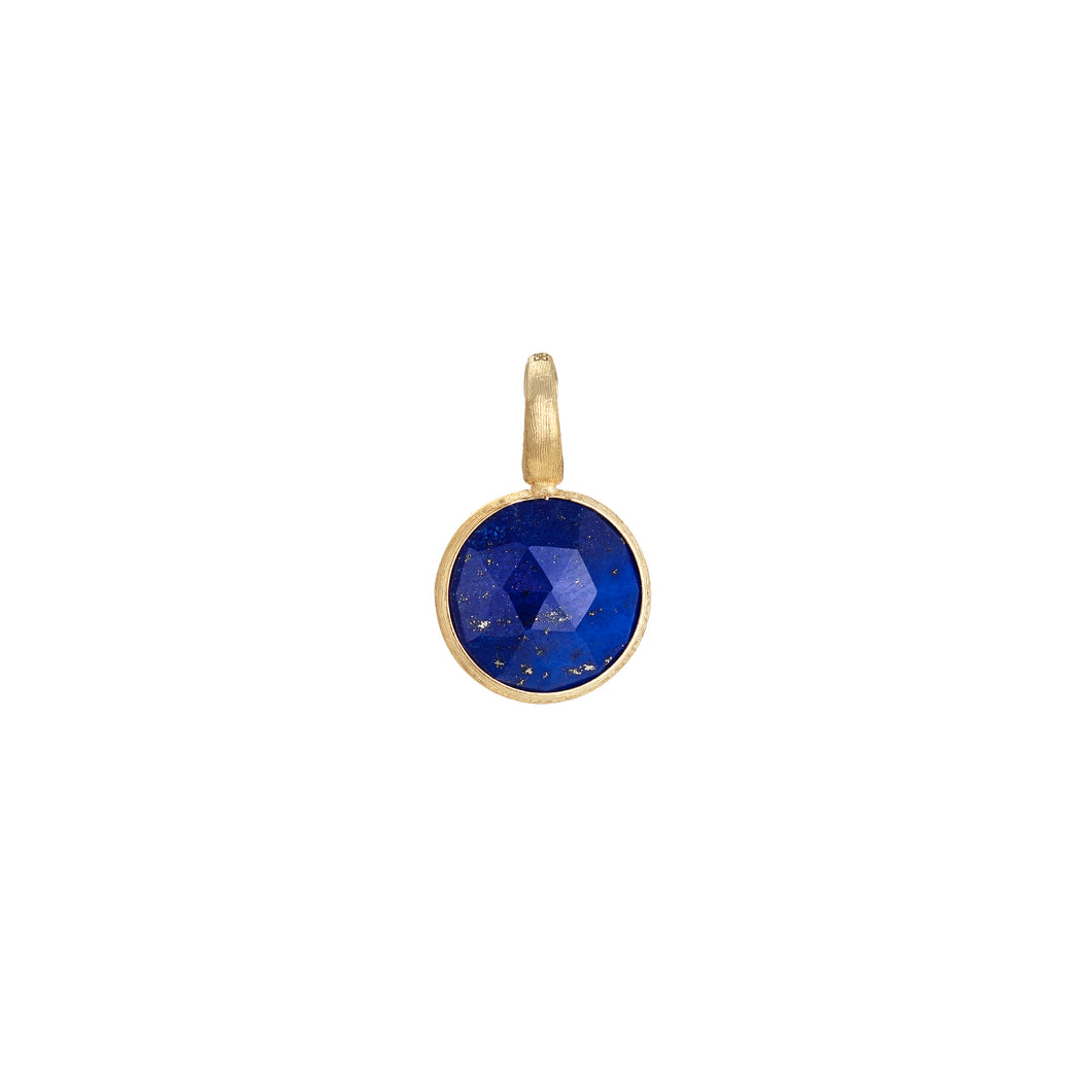 Jaipur Collection 18K Small Stackable Pendant Lapis