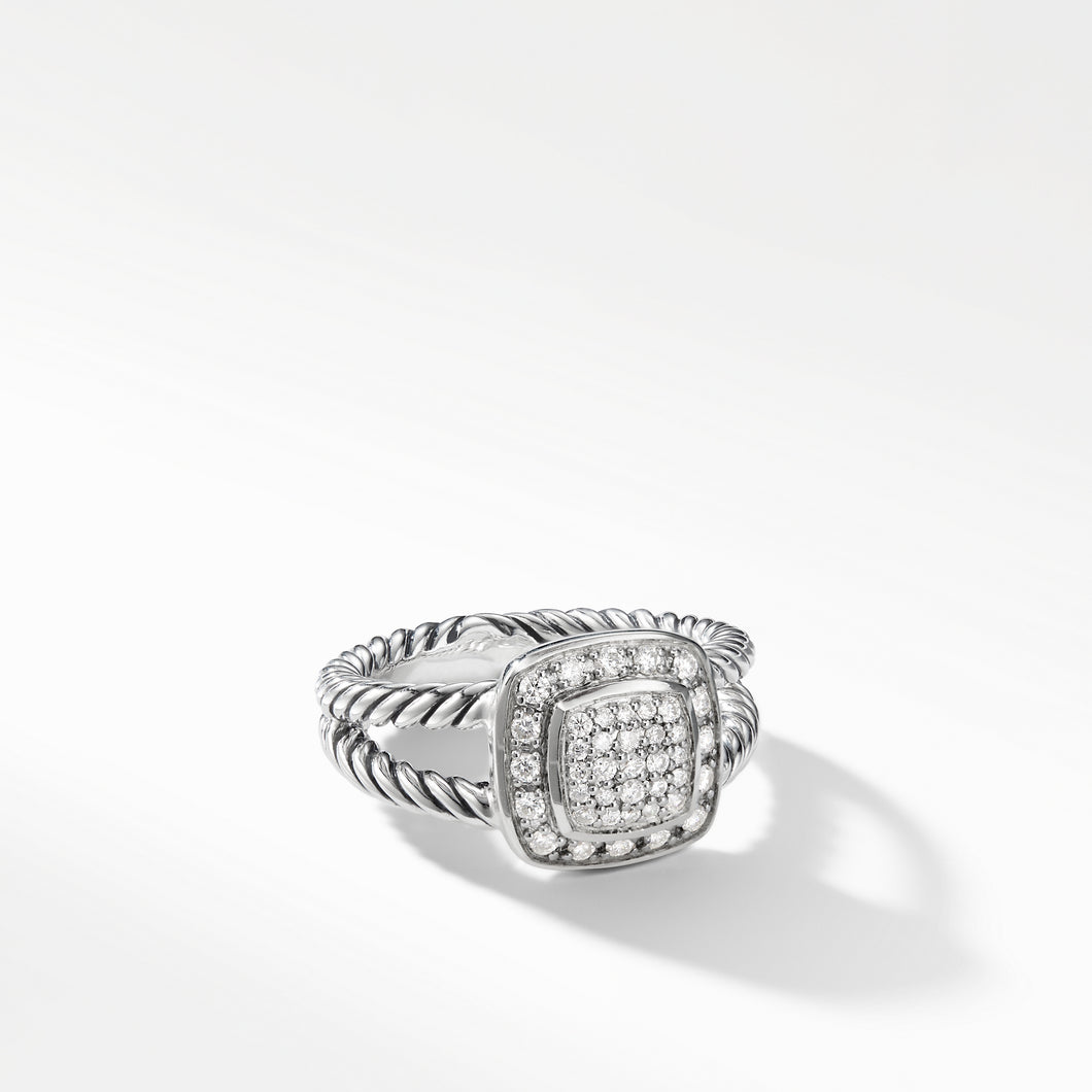 Petite Albion Ring with Diamonds