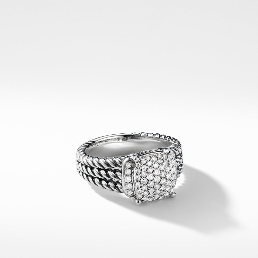 Petite Wheaton Ring with Diamonds