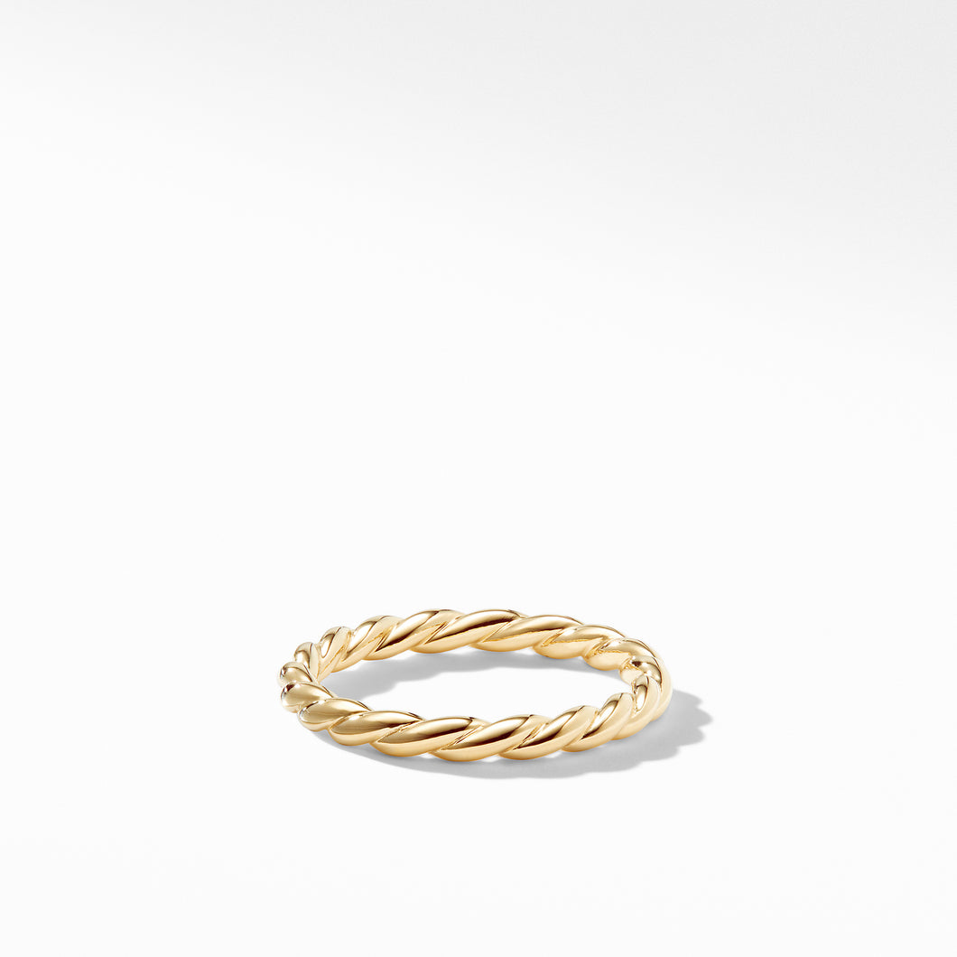 Paveflex Ring in 18K Gold, 2.7mm