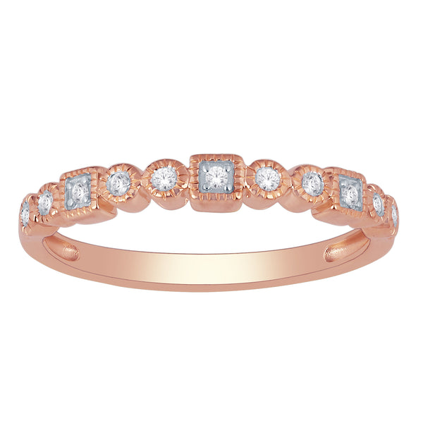 Stacking Diamond Band Rings