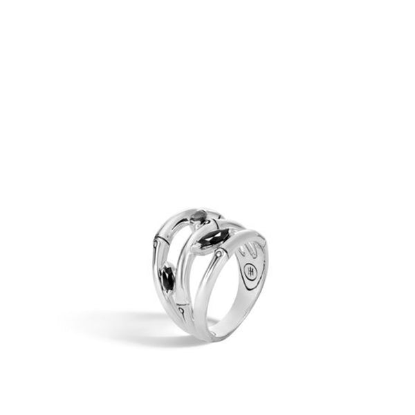 Women's Ring with Black Spinel