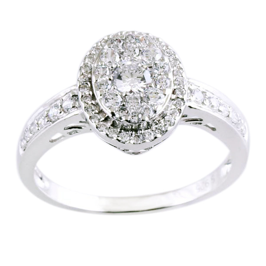 0.60 CTW Diamond Fancy Circle Ring