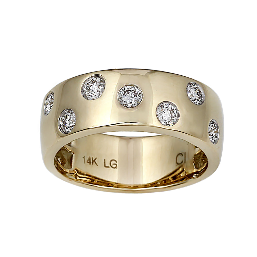 0.50CTTW Lab-Created Diamond Ring in 14K Yellow Gold