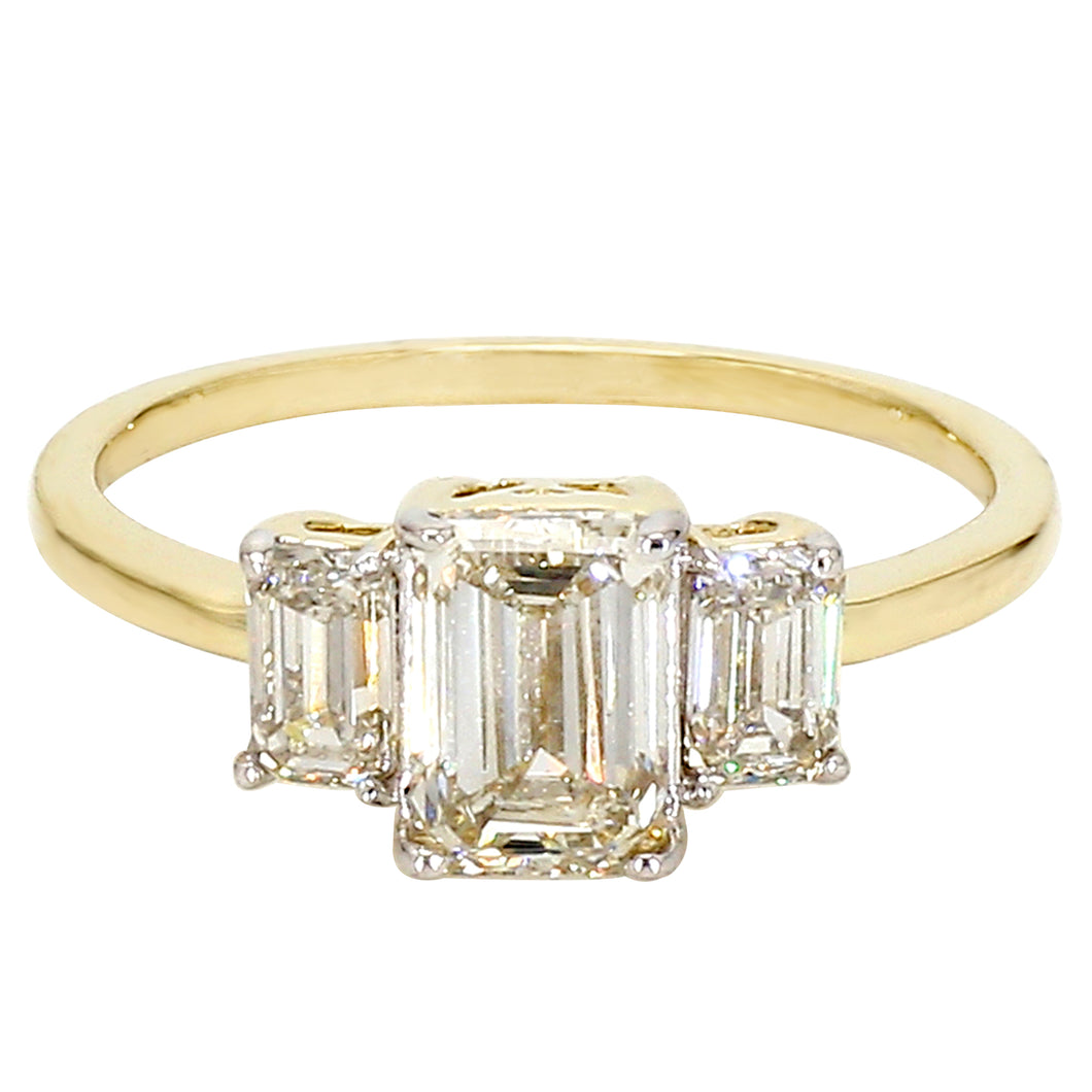 2.00 ctw. Lab-Created Diamond Ring in 14K Yellow Gold