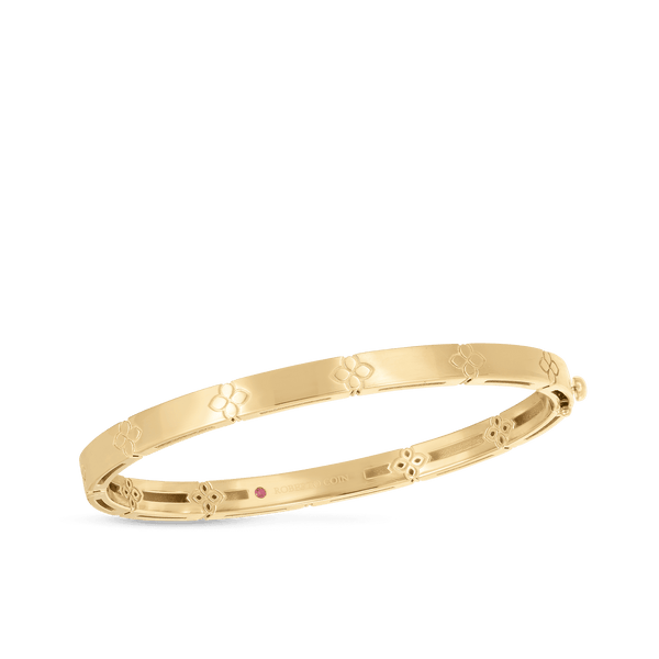 18K Yellow Gold Love In Verona Narrow Width Bangle