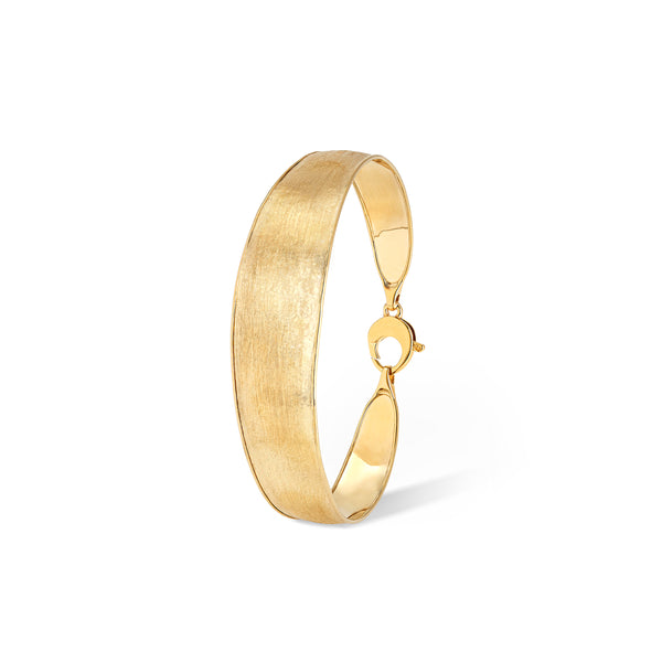 Lunaria Collection 18K Yellow Gold Medium Width Bangle