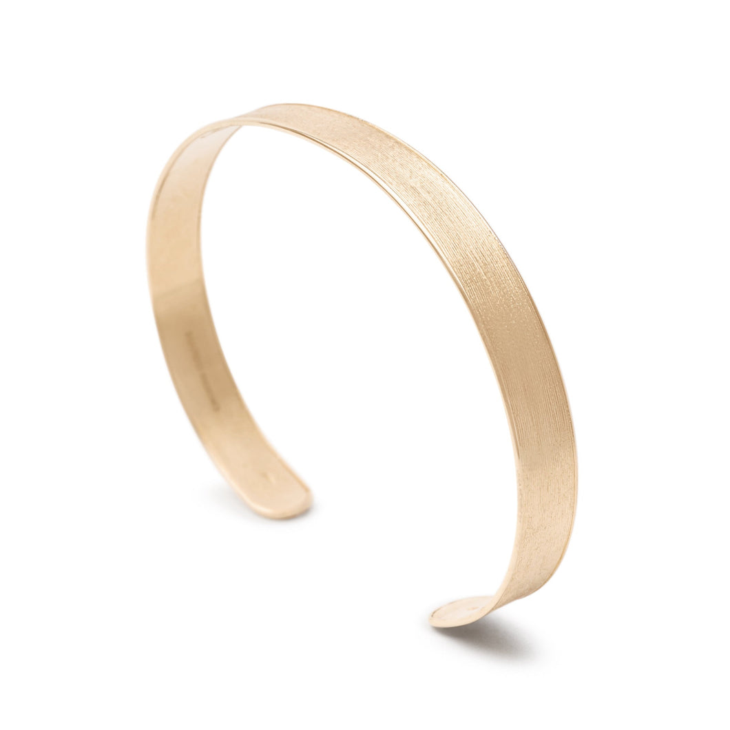 Uomo Collection 18K Yellow Gold Coil Cuff Bracelet