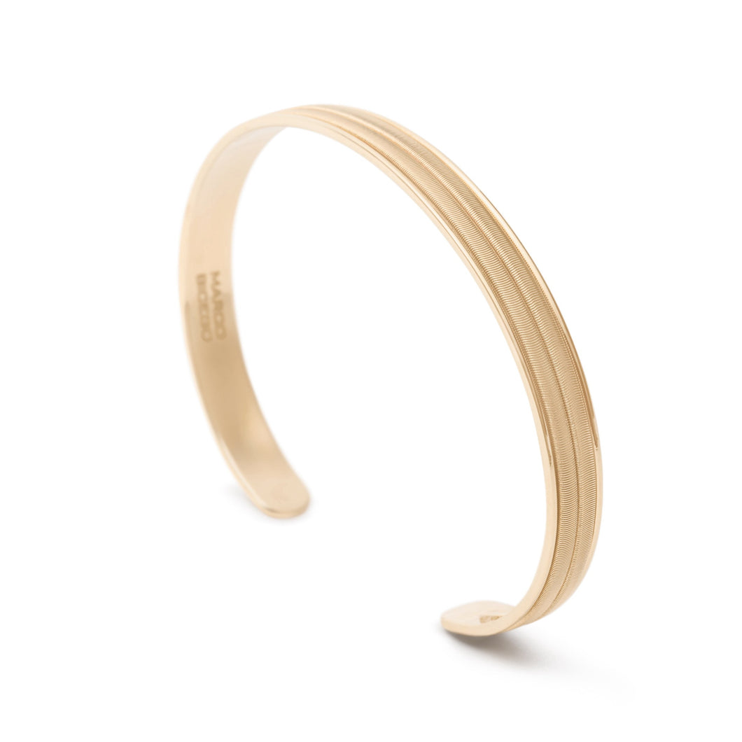 Uomo Collection 18K Yellow Gold Coil Cuff Bracelet