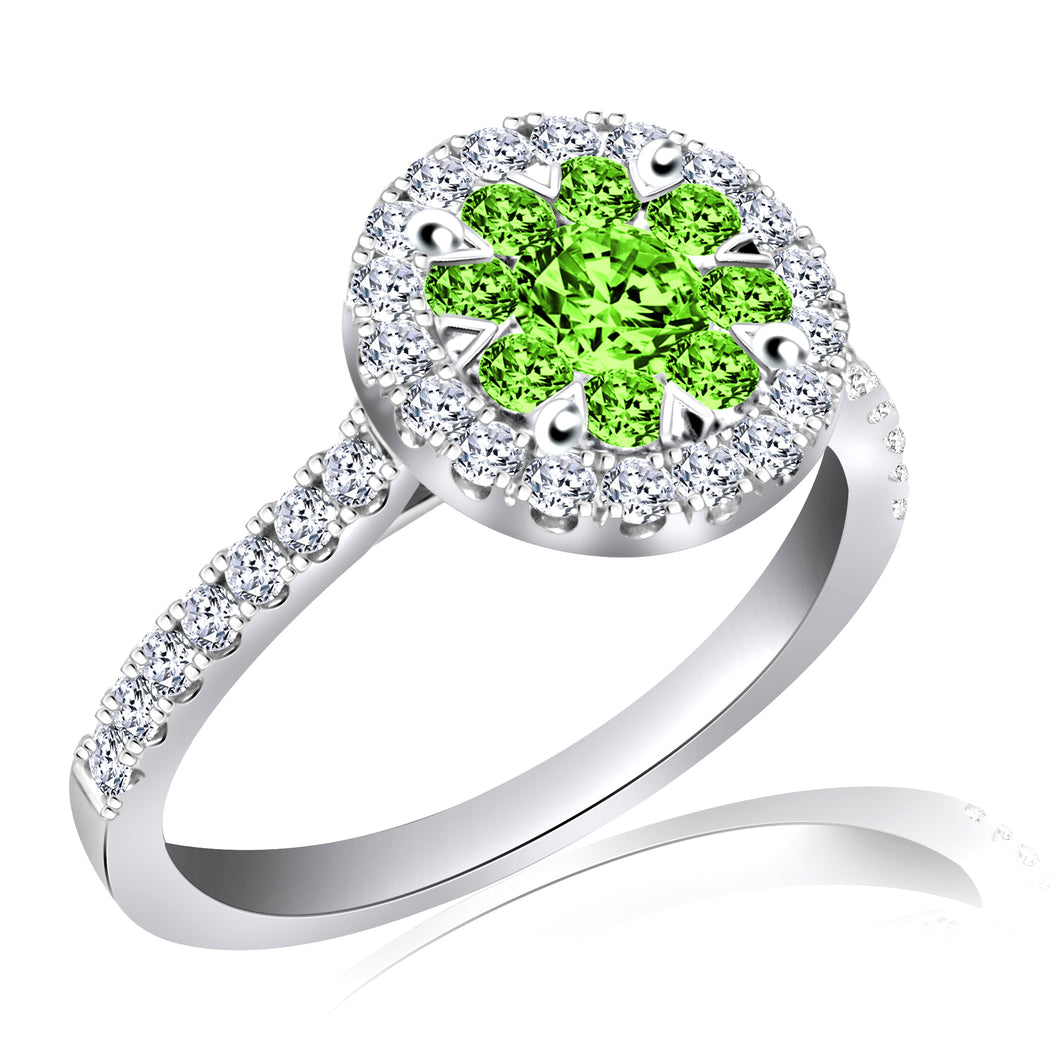 Fancy Green Diamond Ring (1.00 ct. tw.)