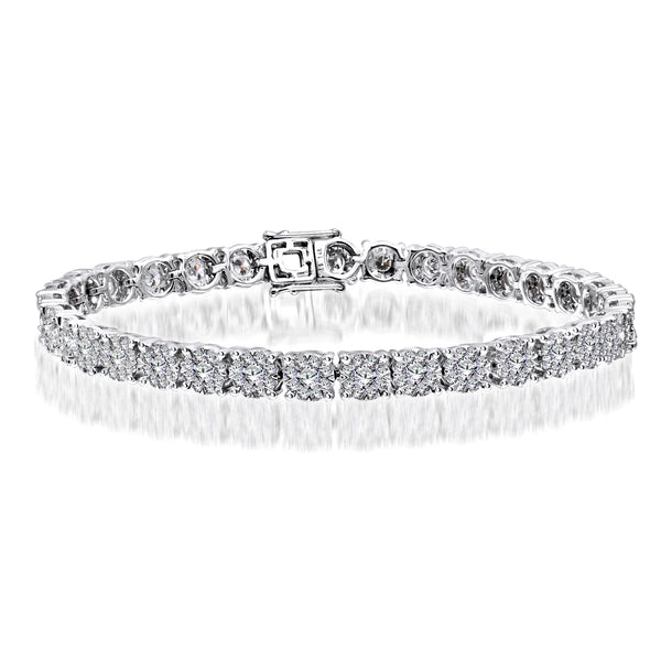 14K White Gold Diamond Tennis Bracelet (5.31 ct. tw.)