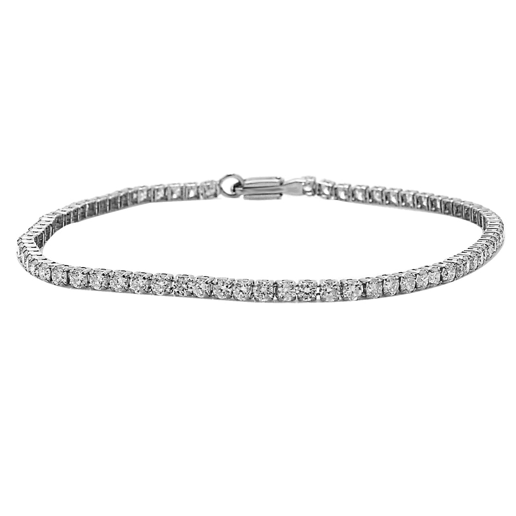 3.00 ctw. Lab-Created Diamond Tennis Bracelet in 14K Gold
