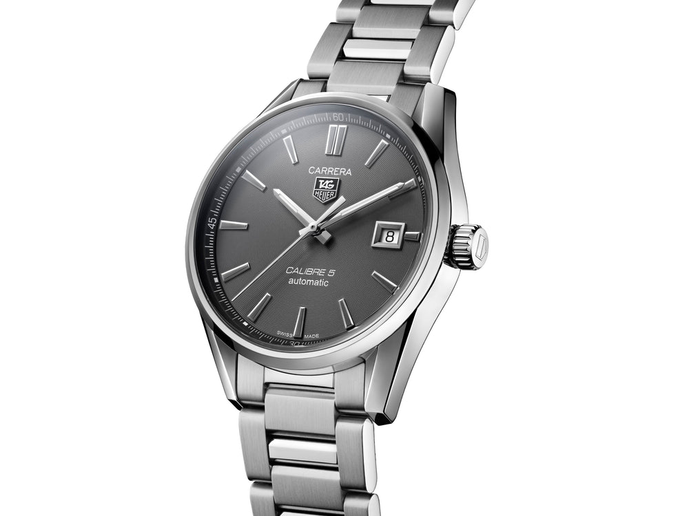 TAG Heuer Carrera Calibre Automatic Mens Grey Steel Watch