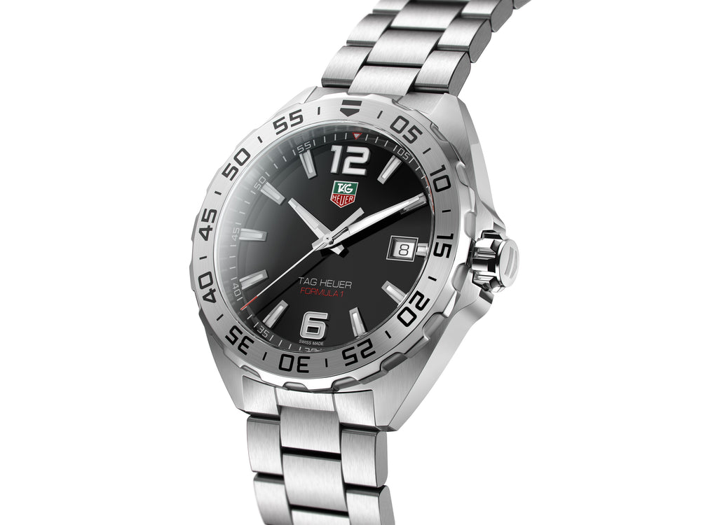 TAG Heuer Formula 1 Quartz Mens Black Steel Watch – Little Switzerland