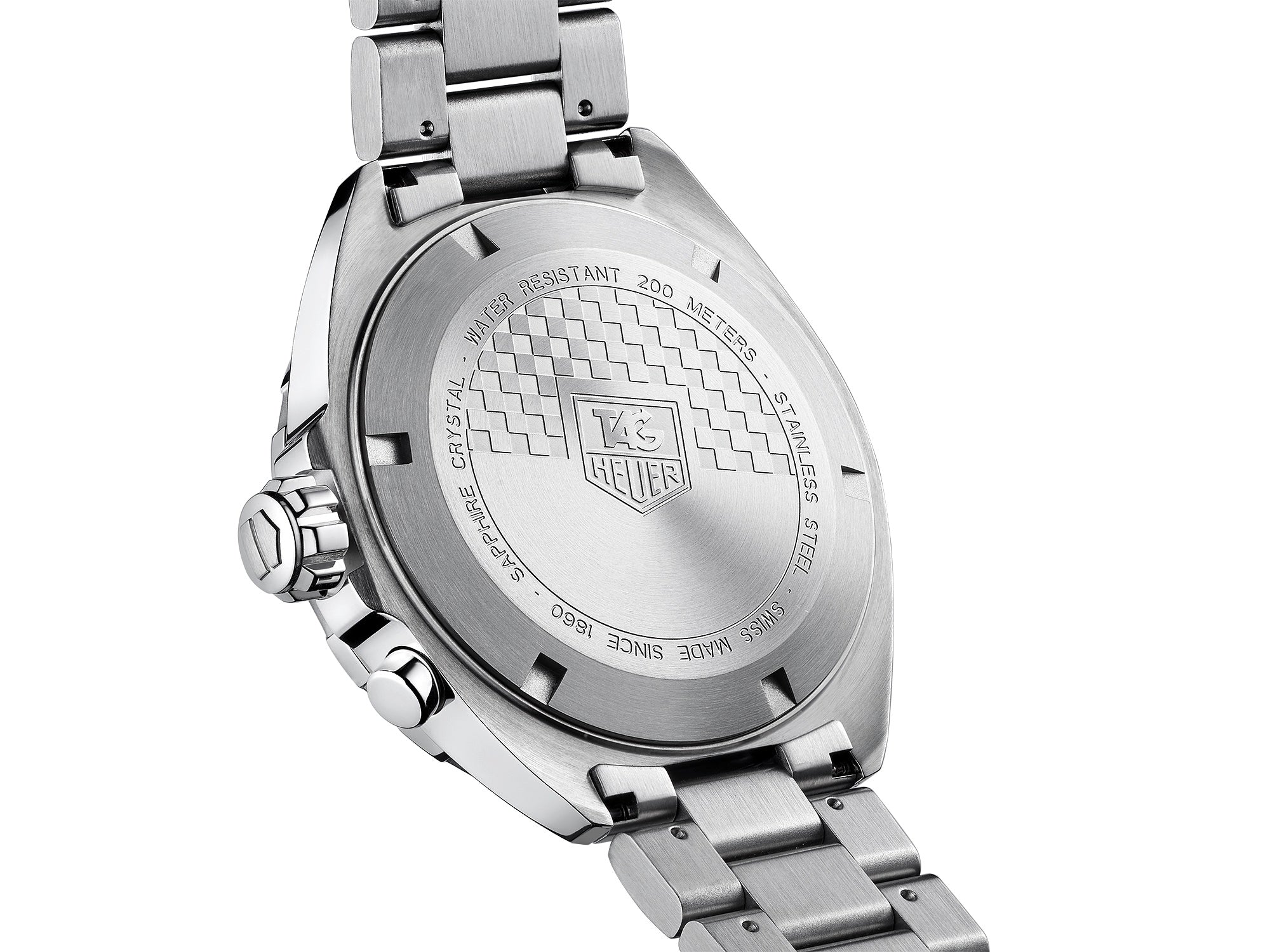 TAG HEUER Formula 1 200m クォーツ TAG Heuer Formula 1 Quartz Mens Black Steel Alarm Watch – Little