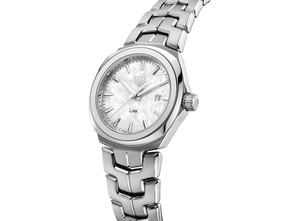 Tag Heuer 29mm Ladies Mother of Pearl Diamond Dial Link Series SS Watch wbn2414.ba0621 Tag Heuer Carrera Caliber 9 Automatic 29mm  main image 3