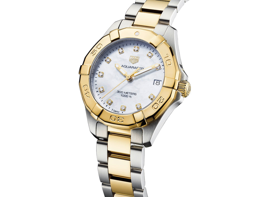 TAG Heuer Aquaracer Quartz Ladies Mother of Pearl Steel  display picture 3