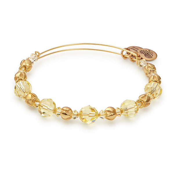 Sunglow Beaded Bangle With Swarovski® Crystals