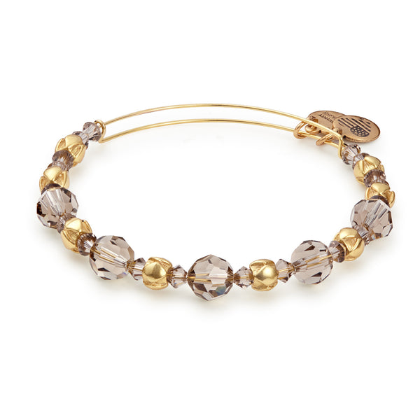 Moon Beaded Bangle With Swarovski® Crystals